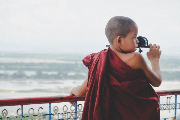 Young monk in Myanmar