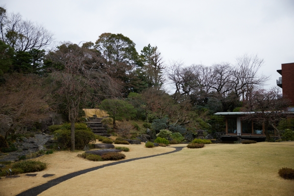 Overview of the garden at the International House of Japan
