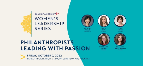 Bank of America Women's Leadership Series: Philanthropists