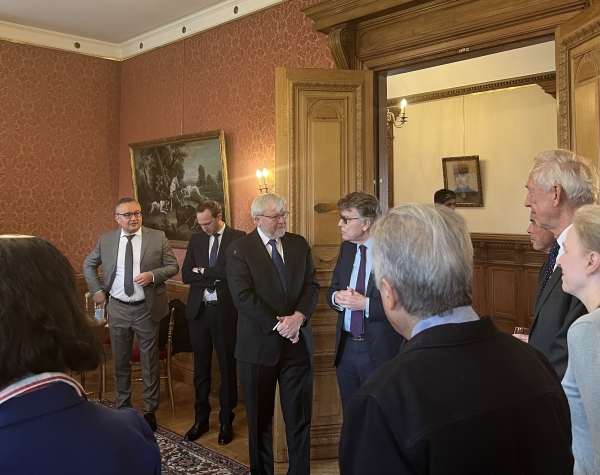 Kevin Rudd meeting with Thierry de Montbrial