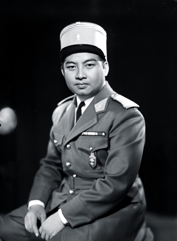 Born on Oct 31, 1922, Sihanouk was selected by the Crown Council to be King in 1941 when his grandfather died. At the time Cambodia was a colony in French Indochina, which included modern-day Vietnam and Laos. Here Sihanouk dons a French-style military uniform for a photographer in 1953. (AFP/GettyImages)