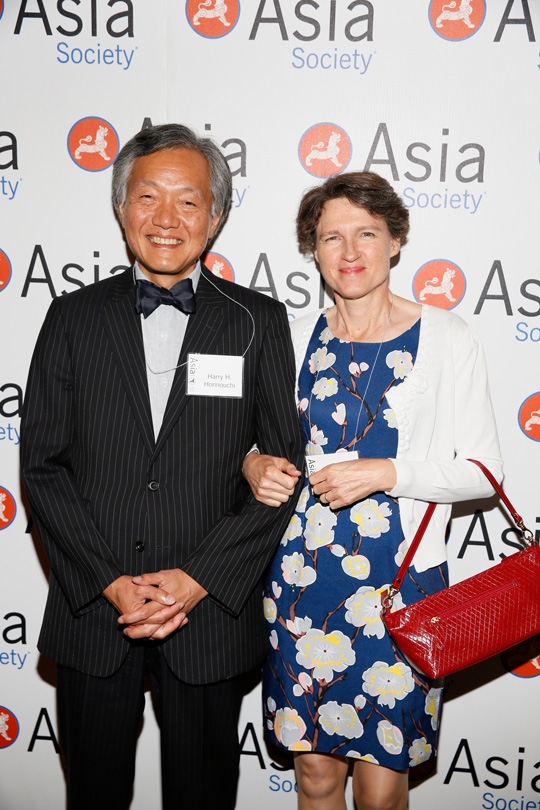 From left, Harry H. Horinouchi, Consul General of Japan in Los Angeles and wife Sabine Horinouchi pose during the 2015 Asia Society Southern California Annual Gala on Thursday, June 20, 2015, in Century City, Calif. (Photo by Ryan Miller/Capture Imaging)