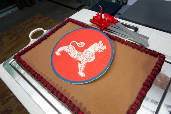 Conrad Hong Kong sponsored the anniversary cake on February 22, 2013. (Nick Mak)