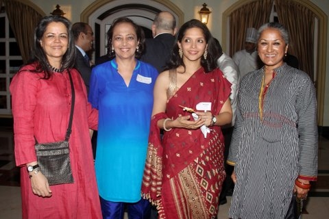 Anuradha Parekh, Managing Trustee, Mohile Paqrikh Centre for the Performing Arts; Bunty Chand, Executive Director, Asia Society India Centre; Swati Apte, Founder, India Schoolhouse Fund and a friend