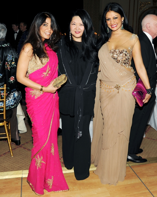 L to R: Mrinalini Kumari, Susan Shin and Donna D'Cruz. (Billy Farrell)