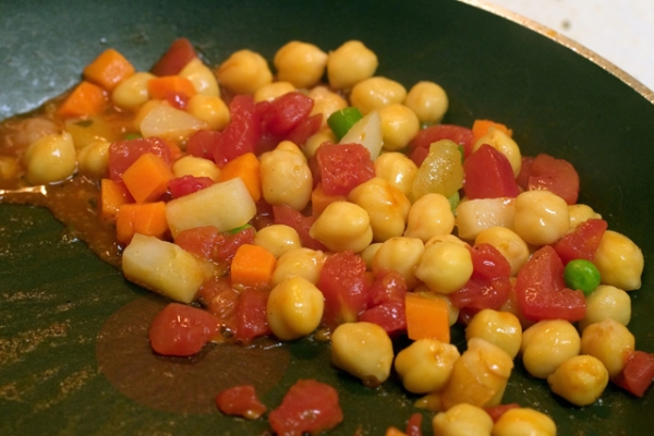 Chick Peas with Vegetables (Photo by DeathbyBokeh/flickr)