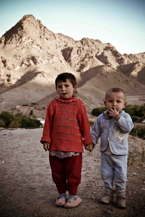 These children couldn't quite fathom the inner workings of digital camera but they were endlessly pleased with their photos nonetheless. Taken in Sentop, in the Tian Shan Mountains, on October 1, 2010. (Tyler Palma) 