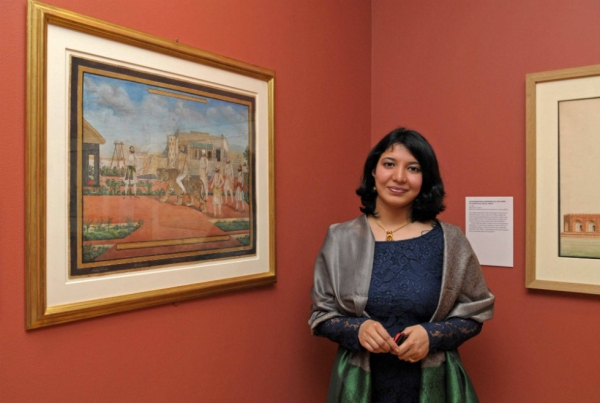 Yuthika Sharma, co-curator of the exhibition. (Elsa Ruiz)