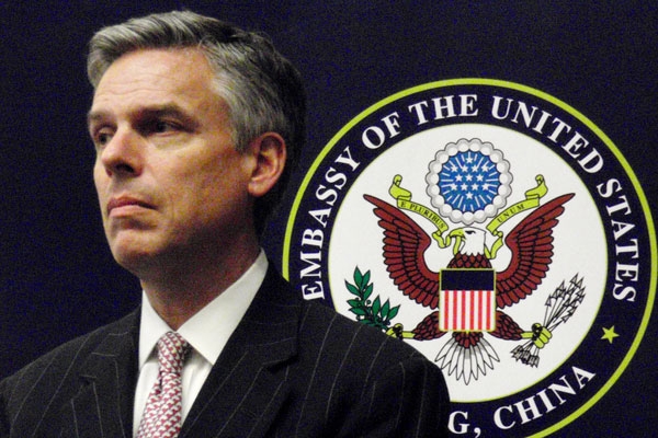Jon M. Huntsman, Jr., during his time as U.S. Envoy to China. March 8, 2010. (saucy_pan/Flickr)