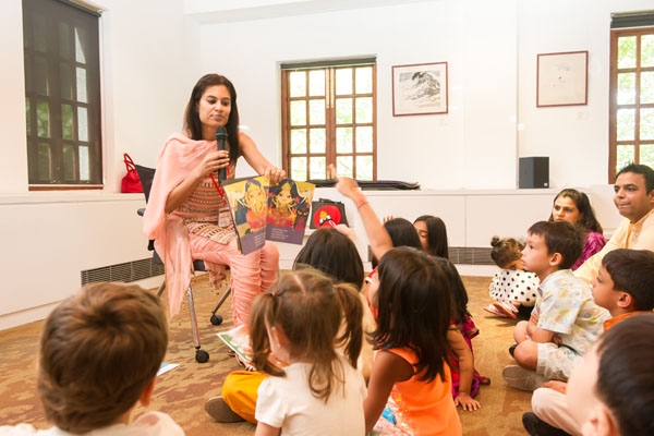 Indian folk tales story-telling session at Lee Quo-Wei Room