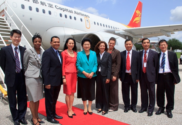 June 21 - Asia Society and other officials sending off Madame Liu Yandong, Vice Premier of the People's Republic of China. (May Zhou)