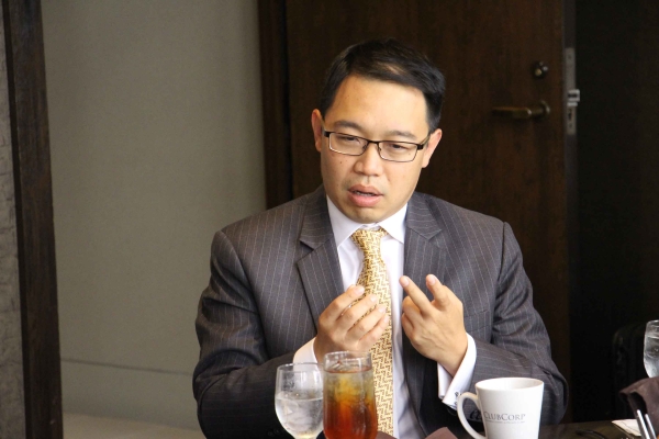 Yi-Hsen Gian, Regional President Americas, Singapore Economic Development Board. (Asia Society Texas Center - Paul Pass)