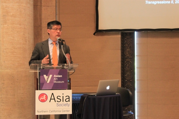 Jay Xu, Director of Asian Art Museum, moderated the first part of the symposium at the Museum (Asia Society)