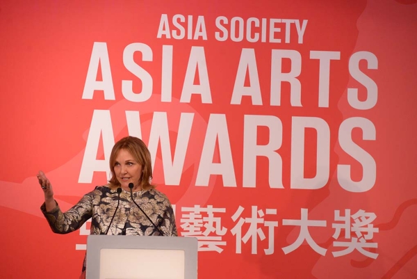 Josette Sheeran, President and CEO of Asia Society, at the 2017 Asia Arts Awards Hong Kong.