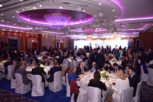 Guests at the 2017 Asia Arts Awards Hong Kong dinner.