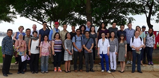 Delegates who participated in the Mobile Workshop visited various locations featuring sustainability projects in Jakarta