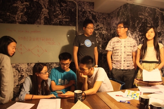 The Young Scholar participated in an afternoon start-up challenge led by a group of Chinese entrepreneurs working out of the Columbia Startup Lab. (Jenny Xu)