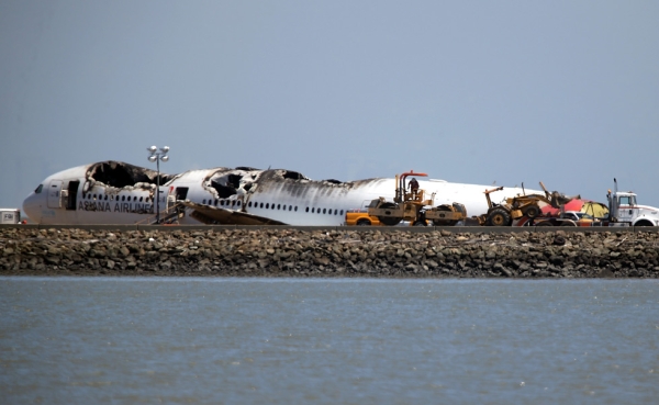 The devastating crash of Asiana Airlines Flight 214 at San Francisco International Airport on July 11, 2013 made global headlines as the National Transportation Safety Board and the South Korean government investigated the circumstances leading up to the plane's landing. (Justin Sullivan/Getty Images)
