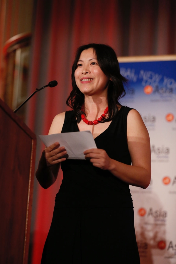 Seagull Song speaks during the 2016 U.S.-China Film Gala Dinner held at the Millennium Biltmore Hotel on Wednesday, November 2, 2016, in Los Angeles, California. 