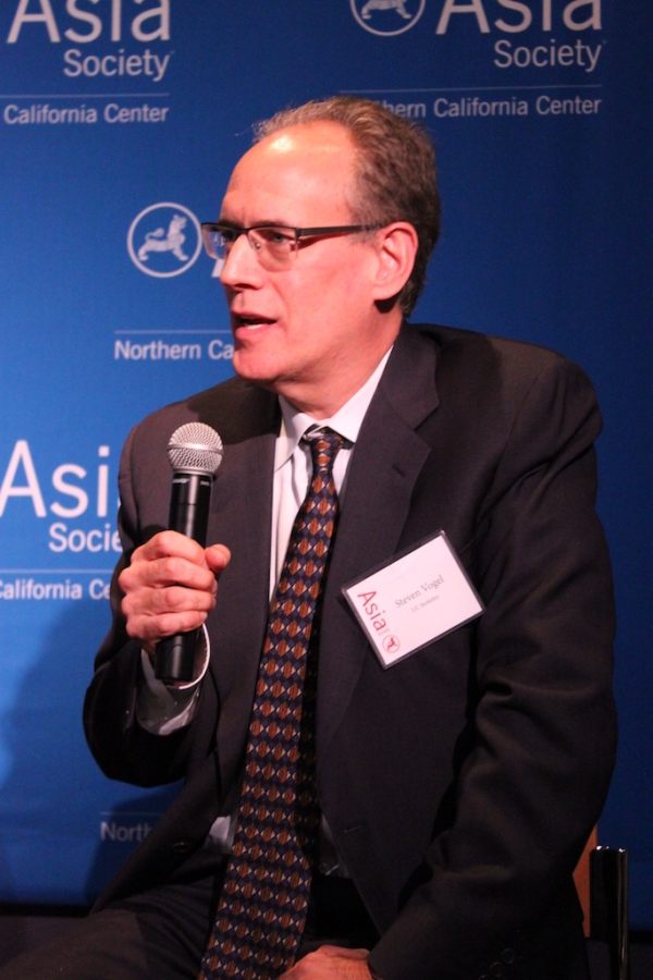 Steven Vogel, Professor at U.C. Berkeley, spoke about the political and economic reasons for promoting gender equality in Japan. (Asia Society)