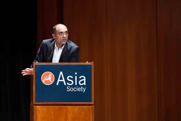 Vali Mahlouji at Asia Society New York on October 5, 2013.
