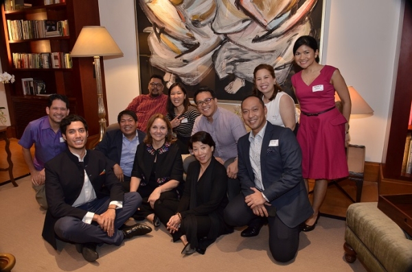 Front Row: Martin Lopez, Director of the Far Eastern University’s Committee on Culture; Henry Motte-Munoz, Co-Founder, Edukasyon.ph; Josette Sheeran, President and CEO, Asia Society; Doris Magsaysay-Ho, President and CEO, A. Magsaysay Inc.; Jeffrey Tarayao, Chief Corporate, Meralco;
Back Row: Ibrahim ‘Ibba’ Bernardo, Founder and CEO of Sari Software Solutions; Lesley Cordero, Senior Disaster Risk Management Specialist, World Bank; Arnel Casanova, President and CEO of Bases Conversion and Development 