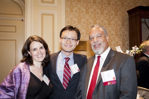 Jessica Kehayes, Jeff Wang, and Tony Jackson of Asia Society's Education team (Whitney Legge Photography)