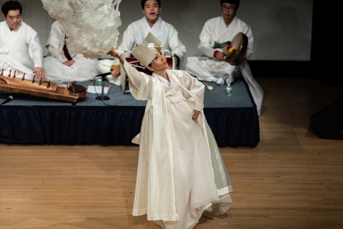 Dancer at Ssitkimkut: The Korean Shaman Ritual of the Dead at Asia Society New York