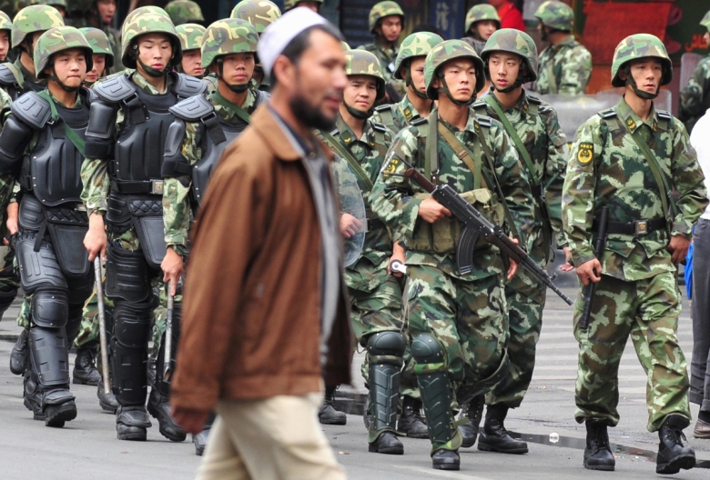 Police surveillance of China's Uighur population has increased