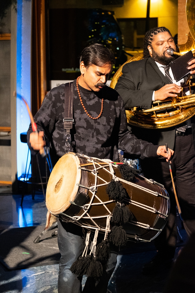 Jina Brass Band at Asia Society New York's First Friday Celebration