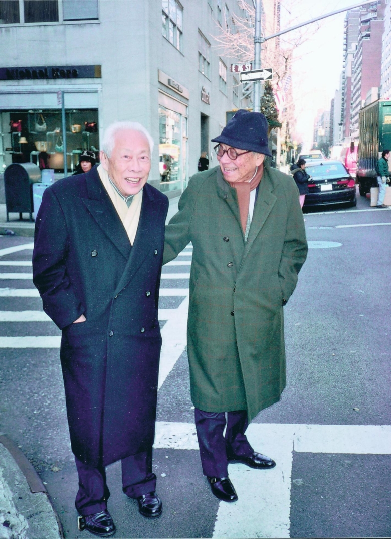 I.M. Pei and Zao Wou-Ki in New York, 2005