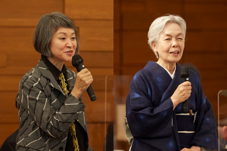 Contest judges, Ms. Reiko Sudo and Ms. Shihoko Fukomoto