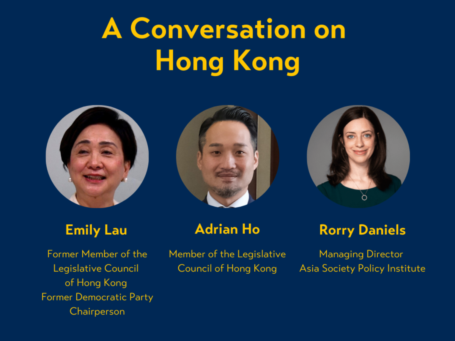 A conversation on Hong Kong