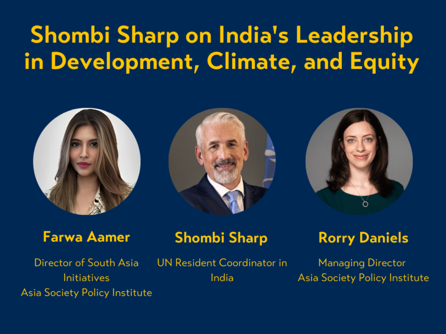  Shombi Sharp on India's Leadership in Development, Climate, and Equity 