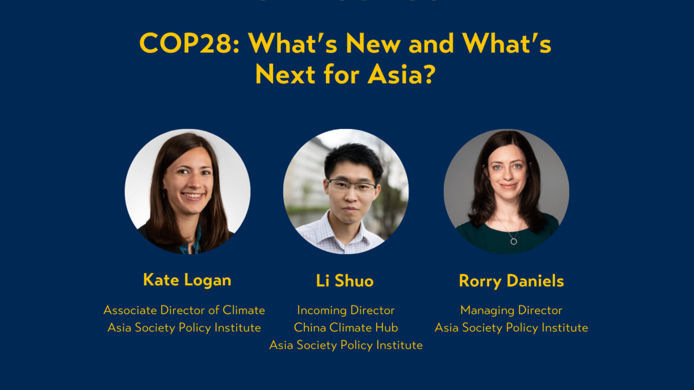 COP28: What’s New and What’s Next for Asia?