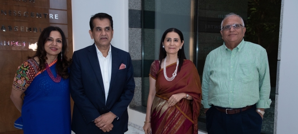 Amitabh Kant with members of the ASIC board and ASIC CEO